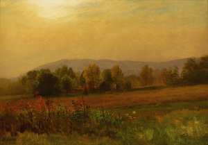 秋の風景 作： Albert Bierstadt